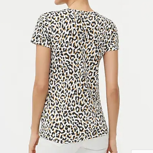 NWT J.Crew Animal print studio tee-Small - Picture 2 of 10